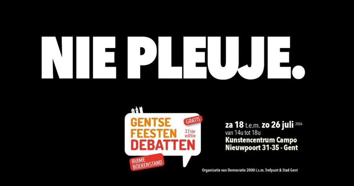 Gentse Feesten Debatten 2026